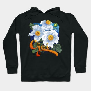 Ojai Matilija Poppies Hoodie